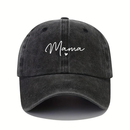 Mama mėgsta raštuotas beisbolo kepures, retro ir madingas moteriškas kasdienes „dad hats“ kepures, lauko sportines kepures su minkštu viršumi