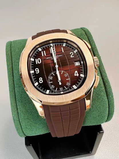 2026 New Specht&Sohne Men's Watches Quartz Watch Top Brand Luxury Chronograph Sport Rubber Luminous 5Bar Waterproof Reloj Hombre