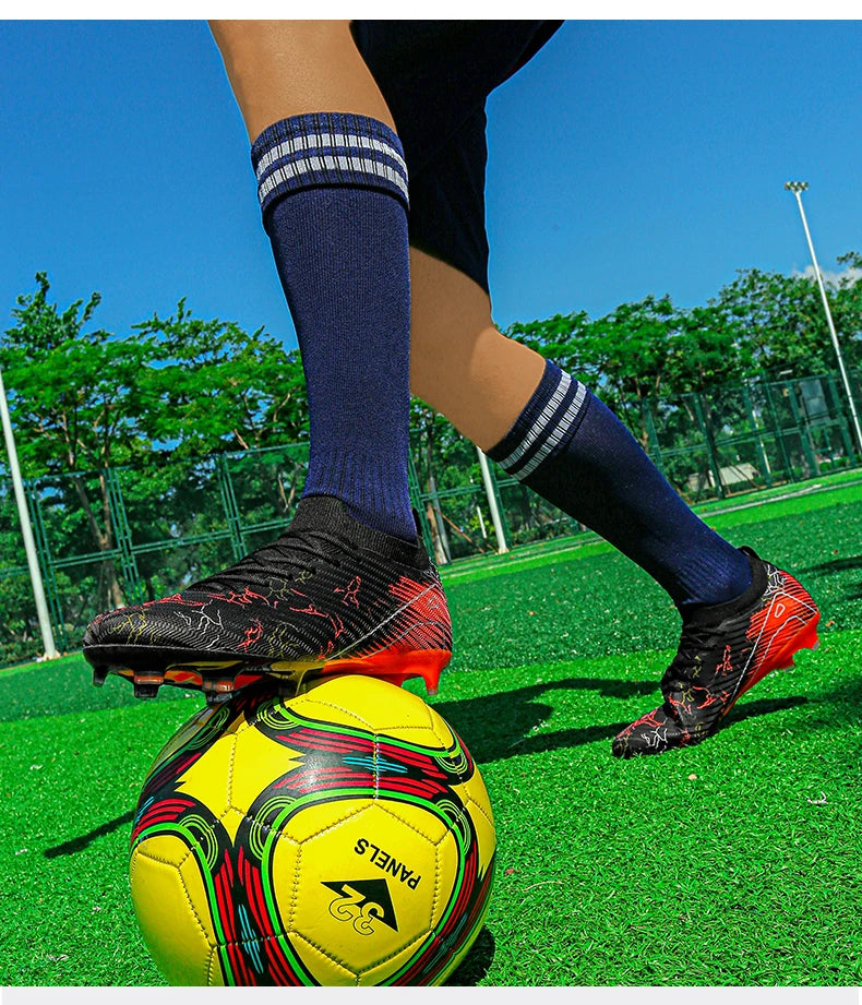 Nouvelles chaussures de football pour hommes, baskets FG, chaussures de soccer, entraînement, vente en gros, qualité supérieure, crampons antidérapants, livraison directe, unisexe, adulte