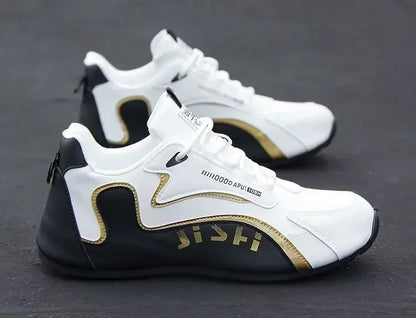 Pánske nepremokavé tenisky z PU kože, ležérna športová obuv, ľahké, priedušné, ploché, neklzkavé tenisky, Zapatillas Hombre