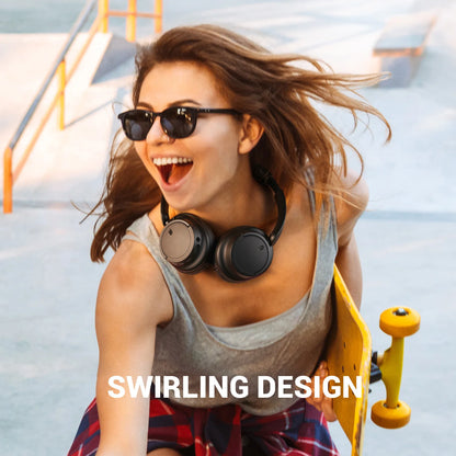 Oneodio Wireless Bluetooth 5.3 Headphones Bass/Pop Mode Over Ear Headset With Microphone Foldable Headphones 90H Playtime AAC