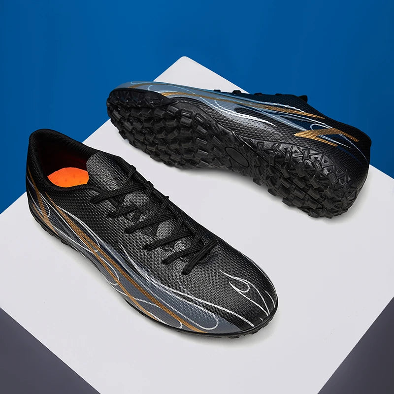Chaussures de football grande taille 46 47 pour hommes, entraînement, matchs sportifs, gazon artificiel, crampons TF, chaussures transfrontalières, chaussures pour hommes