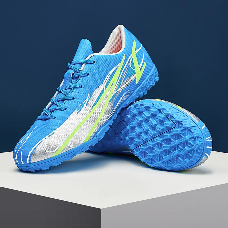 Chaussures de football grande taille 46 47 pour hommes, entraînement, matchs sportifs, gazon artificiel, crampons TF, chaussures transfrontalières, chaussures pour hommes