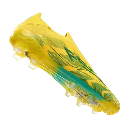 Chaussures de football sans lacets F50 de haute qualité pour hommes, crampons de football FG pour garçons, chaussures de football antidérapantes pour l'entraînement sur gazon, tailles 35-45