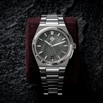 IX&DAO 2025 New 37mm Warrior Men's Automatic Mechanical Watch Miyota 9015 Movement Sapphire Stainless Steel Waterproof 10Bar BGW