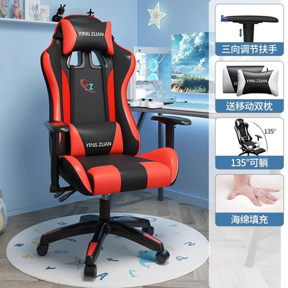 Gaming stolica Računalna stolica Udobno podesivo sjedalo za opuštanje Game LIVE Za studentski dom i kućnu upotrebu Ergonomski dizajn za dugotrajno sjedenje