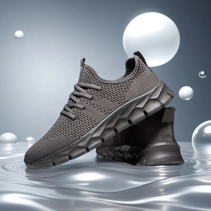 Heren sneakers van mesh, lichtgewicht damesschoenen, casual platte schoenen, heren hardloop- en sportschoenen, zachte tennisschoenen, ademende herensneakers