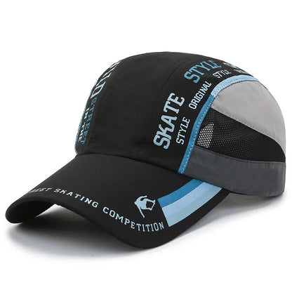 New Summer Quick Drying Thin Breathable Baseball Cap Men Women Sport Outdoor Hiking Climbing Cycling Fishing Run Hat Bone