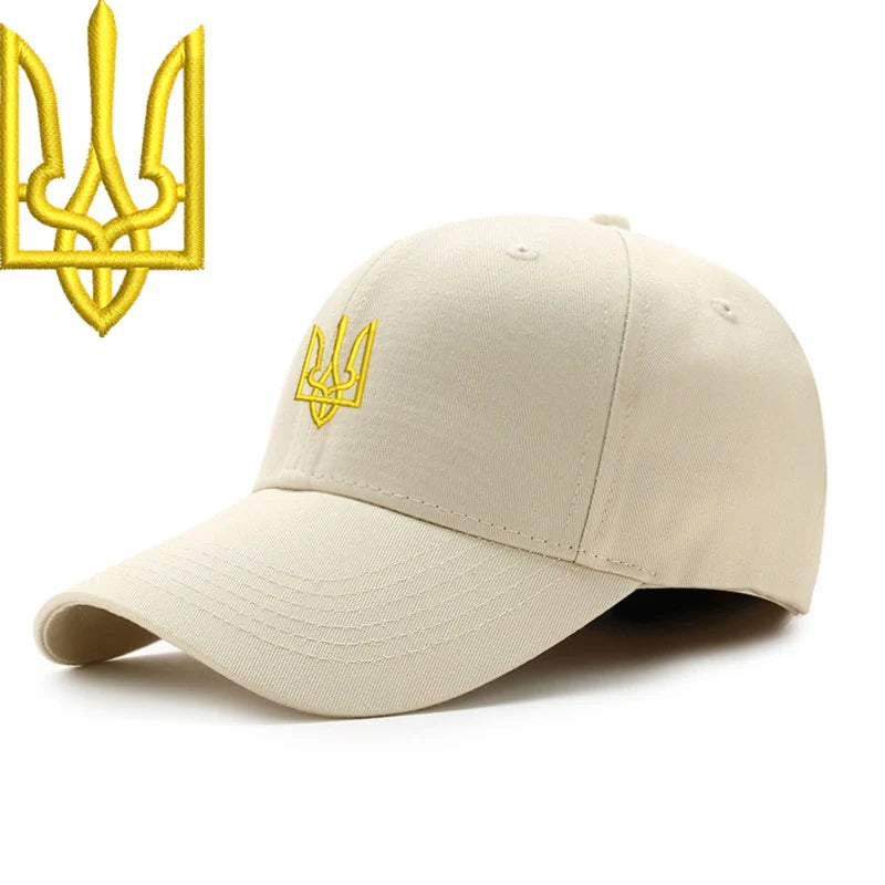 Embroidery Ukraine trident Symbol Spetsnaz Special Forces Men Women Boy Baseball Caps Dad caps Snapback Adjustable Camouflage