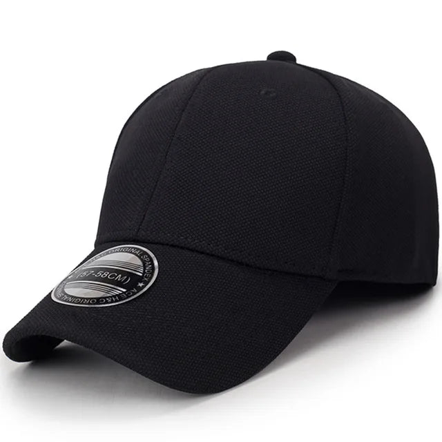 Tætsiddende, helt lukket baseballkasket til mænd og kvinder, elastisk, hiphop-kasketter, hatte, pasform, skygge, snapback, blank, ensfarvet, udendørs, sport, ny, stretch
