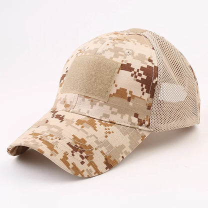 Unisex Sports Outdoor Sunscreen Quick-Drying Hat Men Casual Cap Female Unisex Camouflage Hunting Fishing Army Baseball Cap