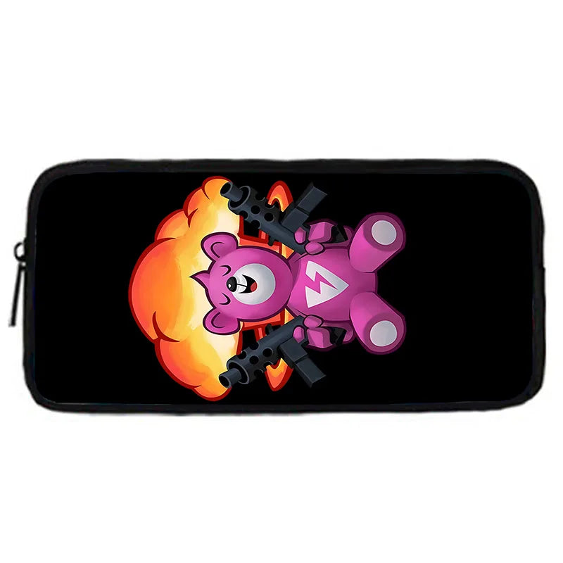 Mochilas Infantis de Design Gaming F-FortniteS com Lancheira e Estojo, Mochilas Escolares de Grande Capacidade para Meninos e Meninas, Melhor Presente