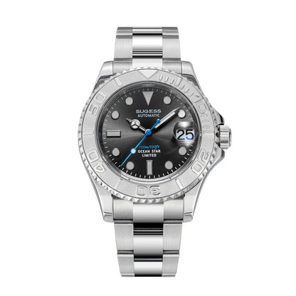 Sugess New Diving Men's Watch Automatic Mechanical WristWatches 10Bar NH35A Movement Sapphire Luminous Ceramic Bezel S450-2 2025