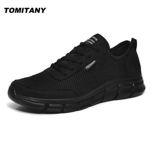 Męskie buty z siateczki, sznurowane buty codzienne, męskie trampki, oddychające, lekkie obuwie, wygodne buty sportowe, Zapatillas Hombre