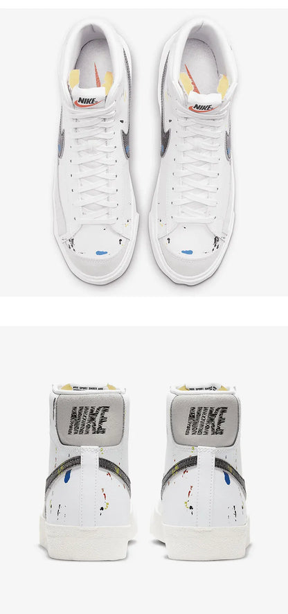 Nike originale, sæsonaktuelle, nye mid-top skateboardsko til mænd og kvinder, sports- og fritidssko DC7331-100