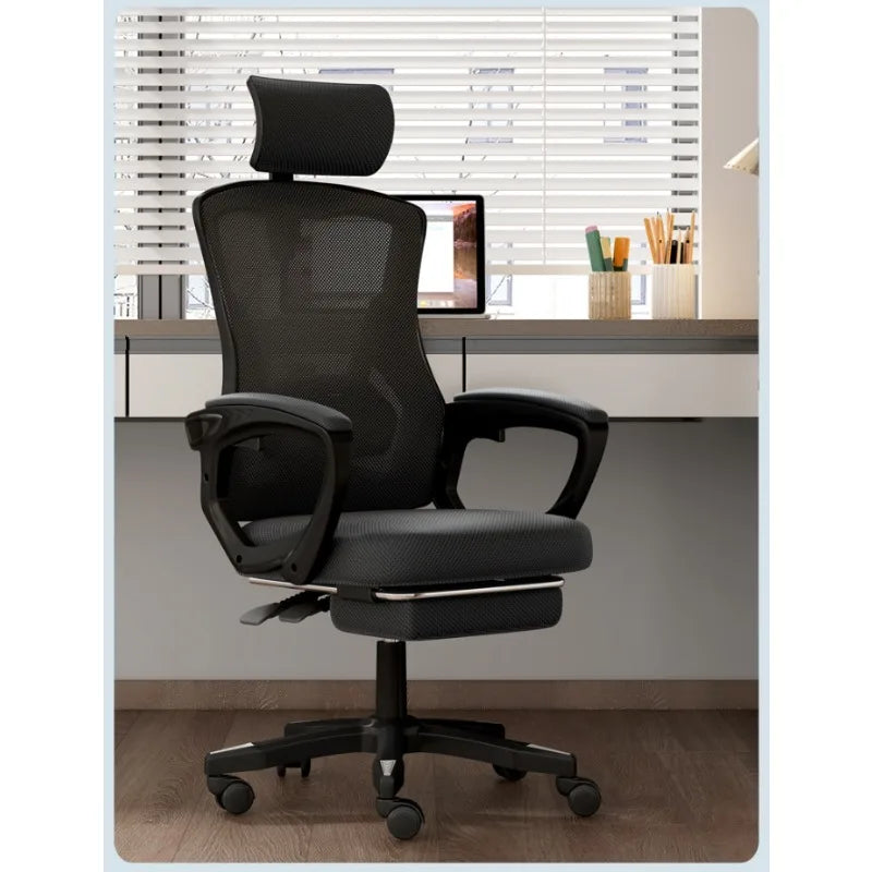 Chaise d'étude, chaise de bureau confortable pour la maison, chaise d'étudiant, chaise ergonomique avec dossier