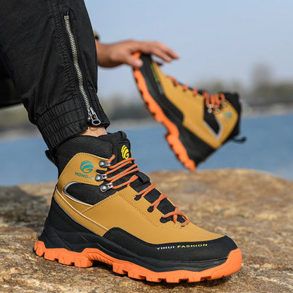 Chaussures de sécurité à embout en acier pour hommes, bottes de travail anti-perforation, chaussures de protection antidérapantes, chaussures de sport pour hommes