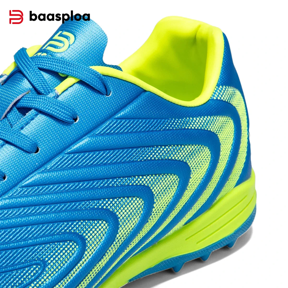 Baasploa Chaussures de football professionnelles pour homme, chaussures de sport d'entraînement antidérapantes pour l'extérieur, chaussures de football légères en cuir pour homme, Chuteira Campo