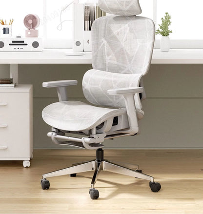 New E07 Pro Ergonomic Chair Sedentary Comfort Office Chair Home Study  Gaming Chair Backrest Adjustable Seat With Footrest