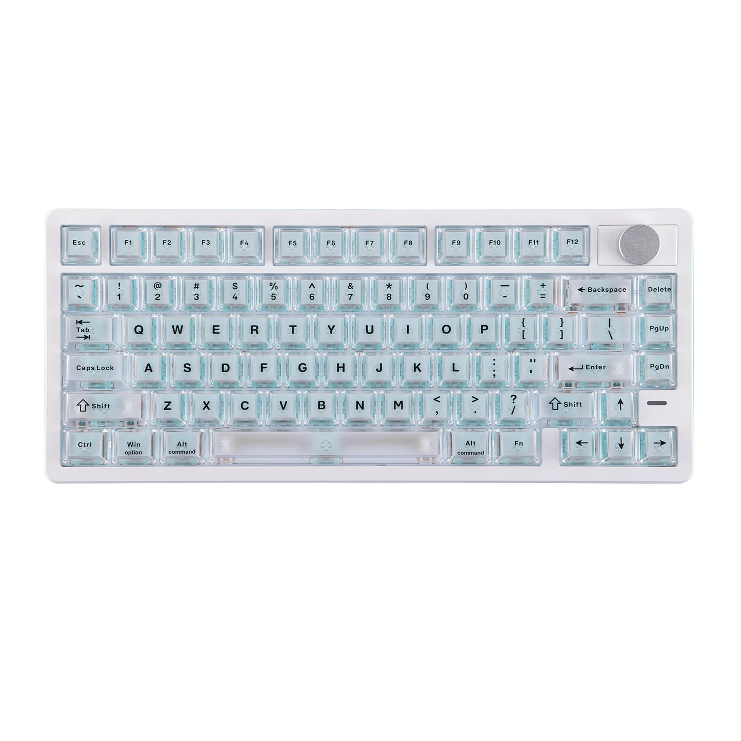 Tastiera gaming EPOMAKER HE75 V2 75% layout ANSI US tri-mode wireless a effetto Hall con attuazione regolabile 0.005mm/Rapid Triggering