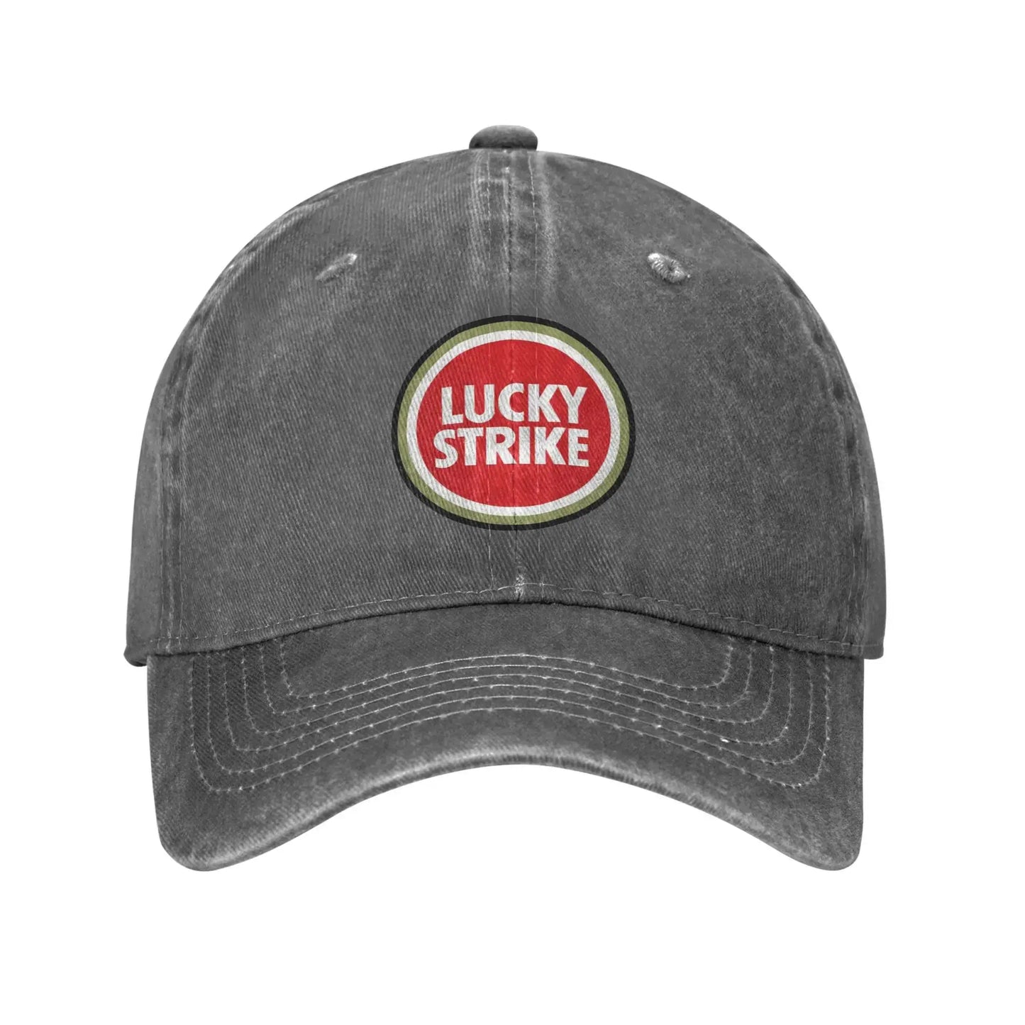 Lucky Strike Letters Troye Sivan Music Sport Retro Cowboy Washed Baseball Caps Men Denim Street Tide Hat Hiking Mens Dad Cap