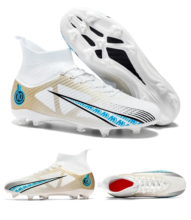 Chaussures de football pour hommes, chaussures de football professionnelles originales résistantes, ultralégères, de qualité supérieure, antidérapantes, rapides