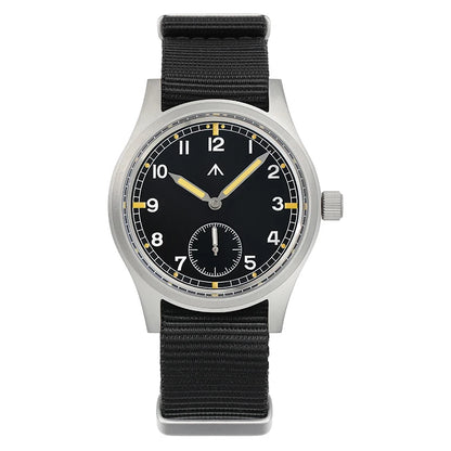 Militado V2 Version Military D12 Watch 36mm AR Sapphire Quartz Movement Watches Waterproof Sub-second Stainless Steel Wristwatch
