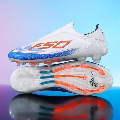 New High Quality Men Football Shoes Anti-Slip Soccer Cleats Breathable Training Sneakers Durable Wear Resistant Outdoor