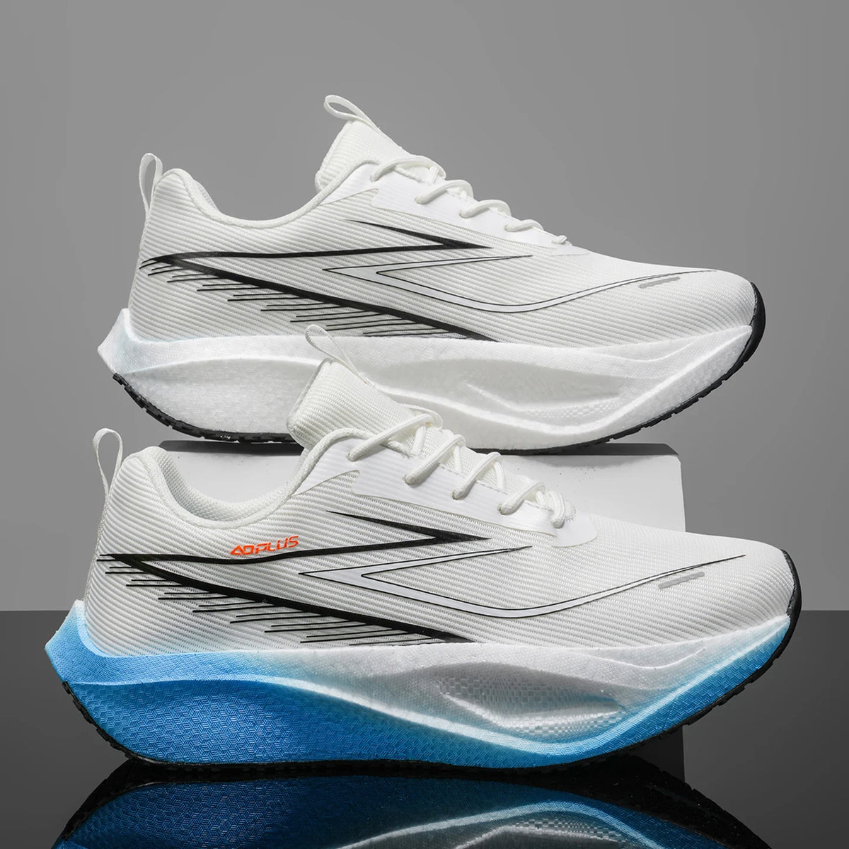 Scarpe sportive unisex alla moda in rete traspirante, scarpe da corsa professionali, scarpe sportive comode con lacci per il fitness all’aperto da uomo