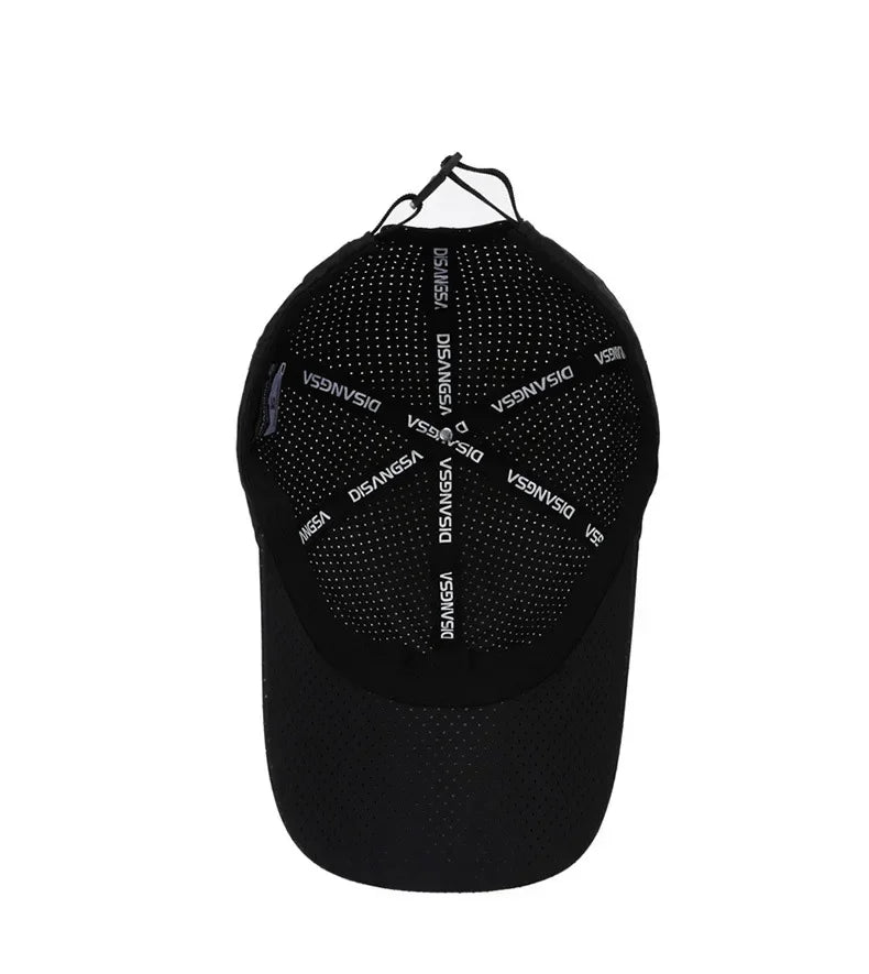 Fashion Design Running Cap Thin Quick Drying Breathable Duck Tongue Outdoor Men's Sun Summer Fishing Avisor Baseball Cap