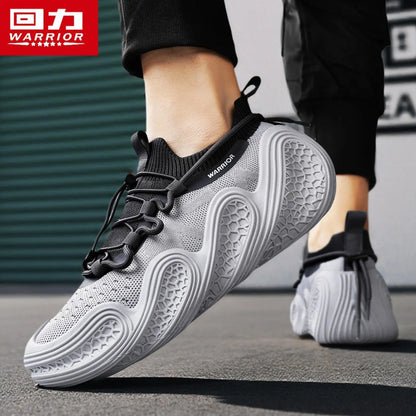 Warrior Original Brand Men's Sneaker Trend Mesh Breathable Soft Design Sports Shoes Summer Walking Jogging Men Casual Shoes