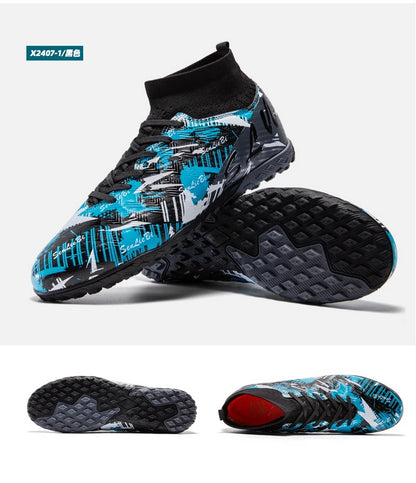 34–46 dydžio vyriški FG/TF futbolo bateliai, futsalo, profesionalūs, unisex, vaikų futbolo bateliai, treniruočių, lauko, berniukų futbolo bateliai, sportiniai bateliai