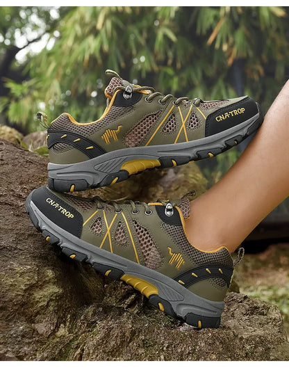 Men's Hiking Shoes Breathable Mesh Sports Single Shoes Summer Outdoor Wear-resistant  Hiking and Hunting Tactical Sports Shoes