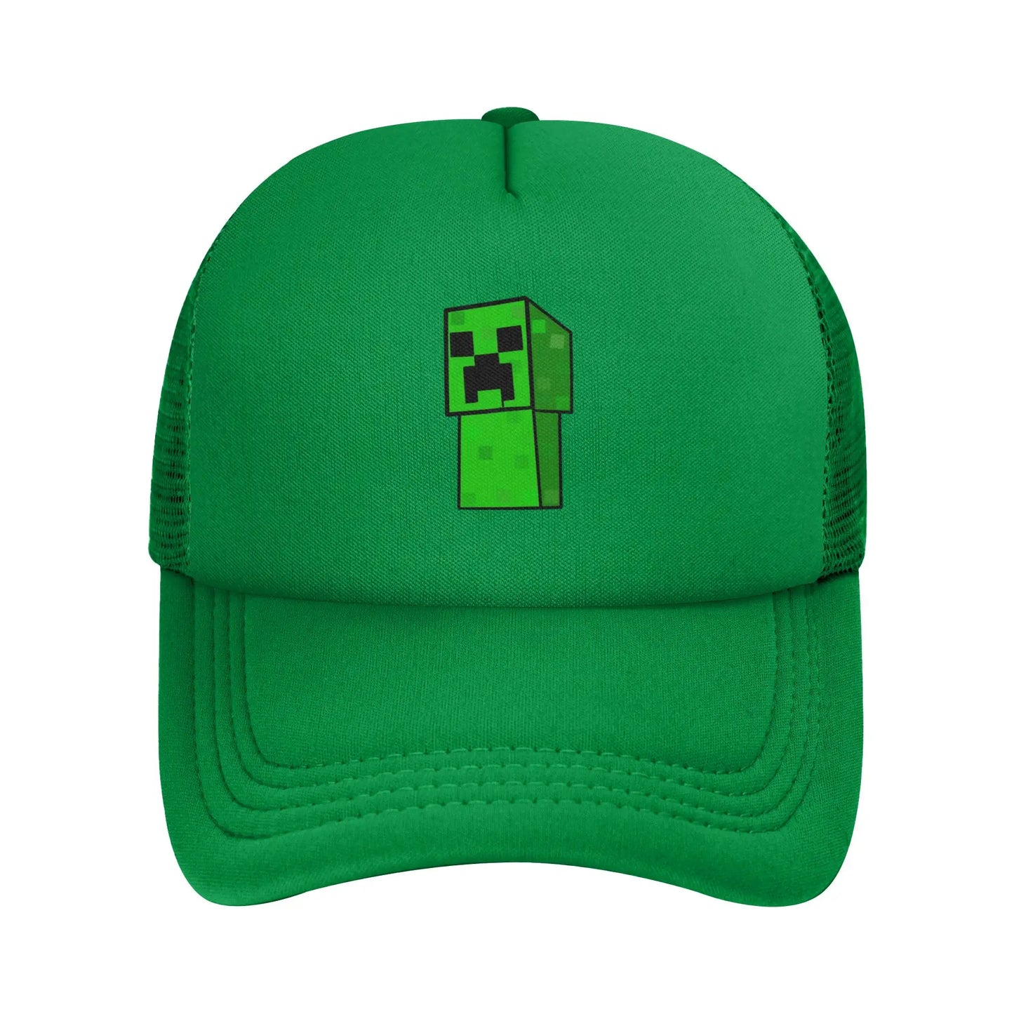 Unisex Creepers mob sticker Trucker Cap Mesh Baseball Cap Snapback Caps Hats Sun Hats Breathable Golf Hats Summer