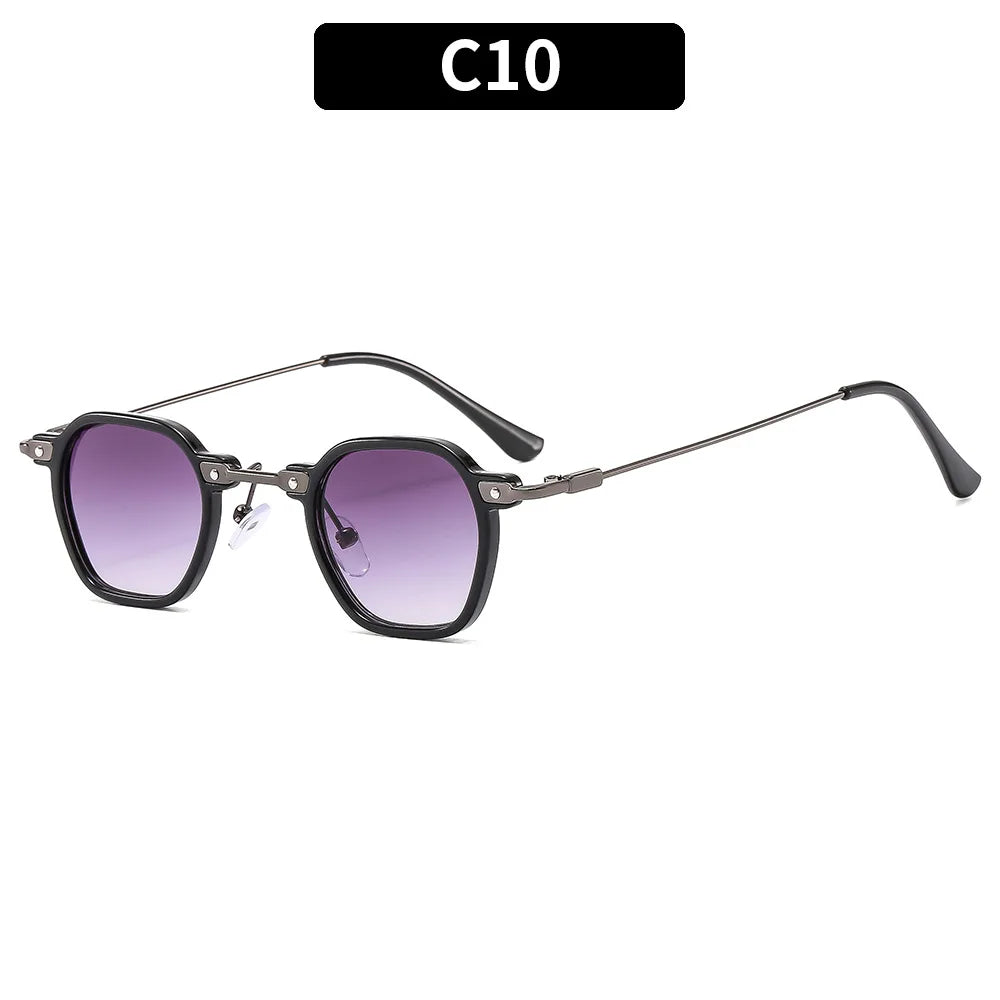 2025 Small Square Sunglasses Riding Driving Sun Glasses Women Men Brand Designer Metal Frame Eyewear Shades Oculos De Sol UV400
