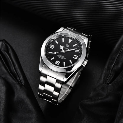 BENYAR 2025 Nuevo reloj mecánico automático para hombre, estilo business deportivo de lujo, relojes para hombre, resistente al agua 50M, Relogios Masculino