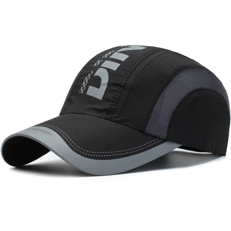 New Summer Hat Quick-Drying Cap Fashion Spring Baseball Cap Outdoor Sports Cap Breathable Mesh Hat Visor Hat