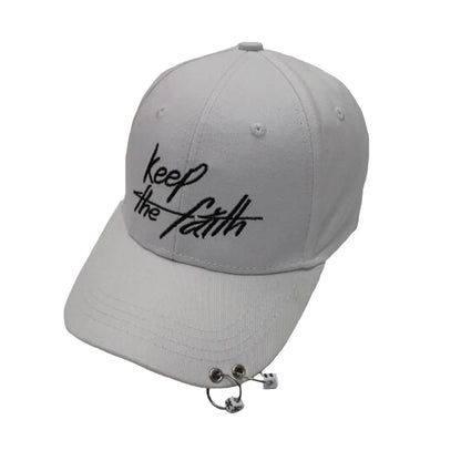 Kobiety Mężczyźni Hip Hop K-pop Czapka baseballowa typu snapback Jednolita kolorystyka z pierścieniem Sport Taniec Podróże Miłośnik Czapka dla taty Czapki Streetwear Regulowana