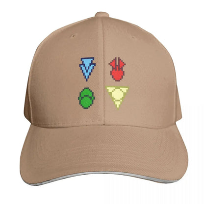 Twilight Imperium 4th Edition Technology Symbols Pixel Art (Square) Baseball Cap Sun Hat For Children Man Women's